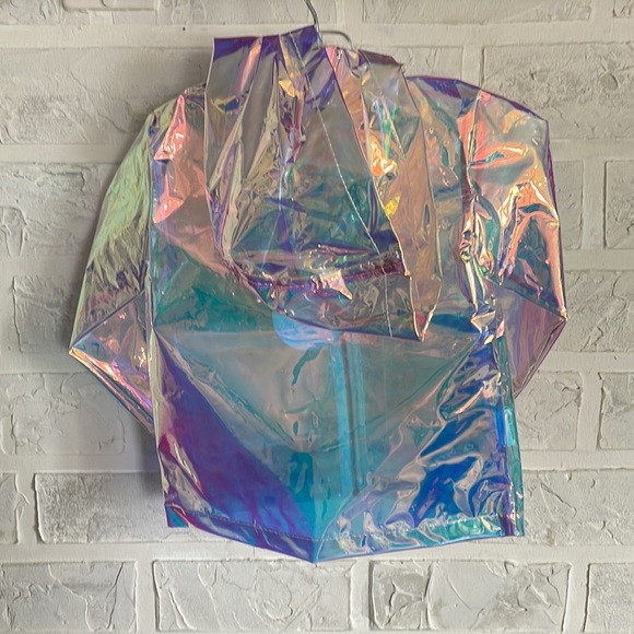 I love plum iridescent rain coat - Picture 2 of 4